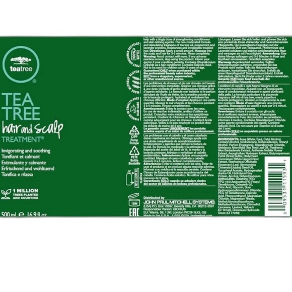 Paul Mitchell Tea Tree Hair and Scalp Treatment NEW! FULL SIZE! 6.8 fl oz - Picture 5 of 6